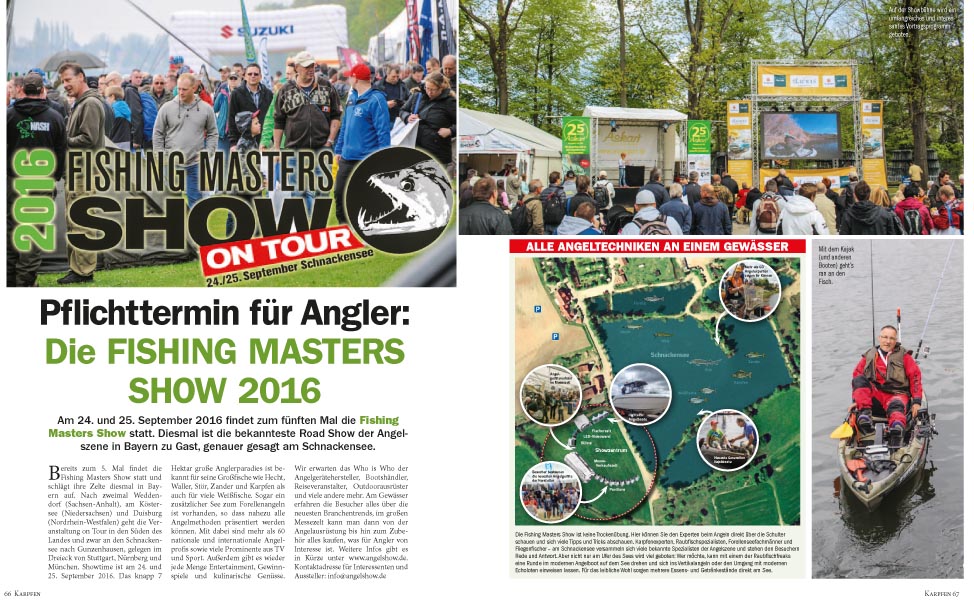 „Pflichttermin für Angler“ – Fishing Masters Show 2016